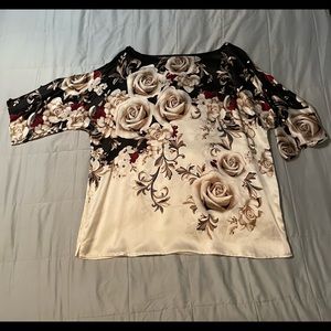 White House Black Market silk top